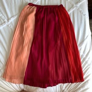 Who what wear pleated skirt Size M